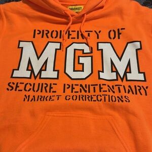 Market Studios Property Of MGM Kai Cenat Prison Stream hooded sweatshirt S